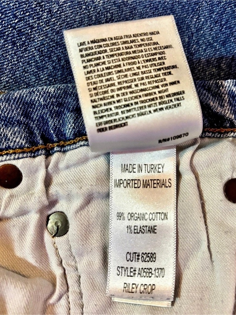 AGOLDE Riley High Rise Straight Crop Jeans - Picture 10 of 13